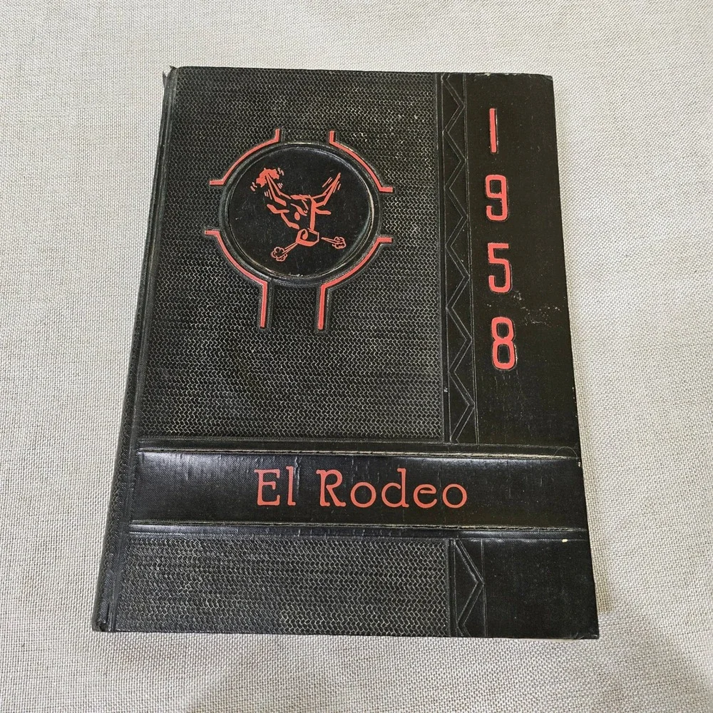 1958‎ El Rodeo Yearbook Big Spring Senior High School Volume 39 Lane Edwards